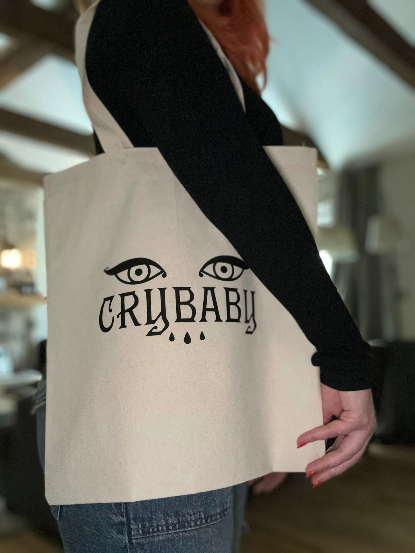 "Crybaby" Cotton Tote Bag