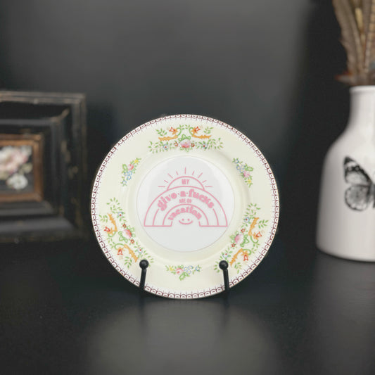 My GAFs are on Vacation | Vintage Decorative Plate |  7 in