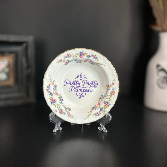 "Pretty Pretty Princess" | Girly Trinket Tray |  6 in